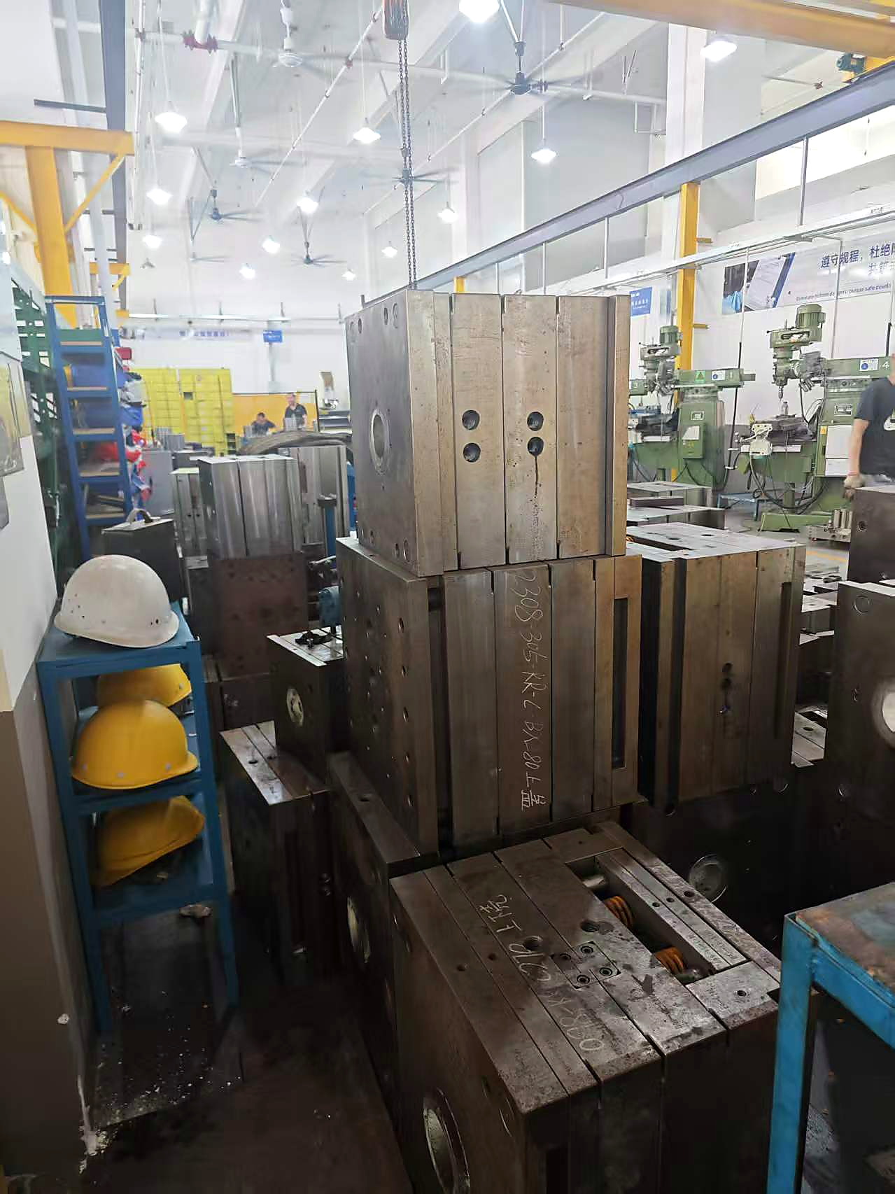 Industrial tooling production floor
