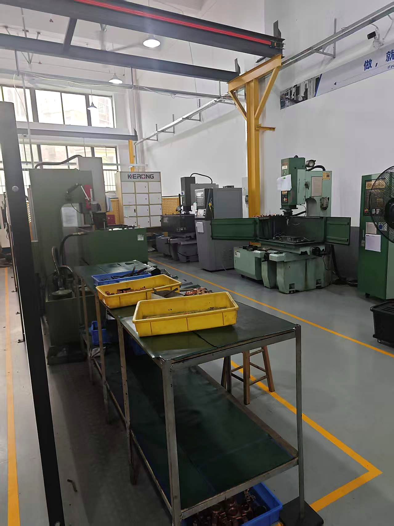 Precision manufacturing facility and machining equipment